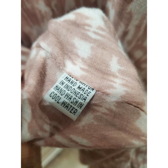 Tiare Hawii Women's Pink Kimono Sleeve Open Front Ruffle Cardigan One Size - Picture 9 of 10